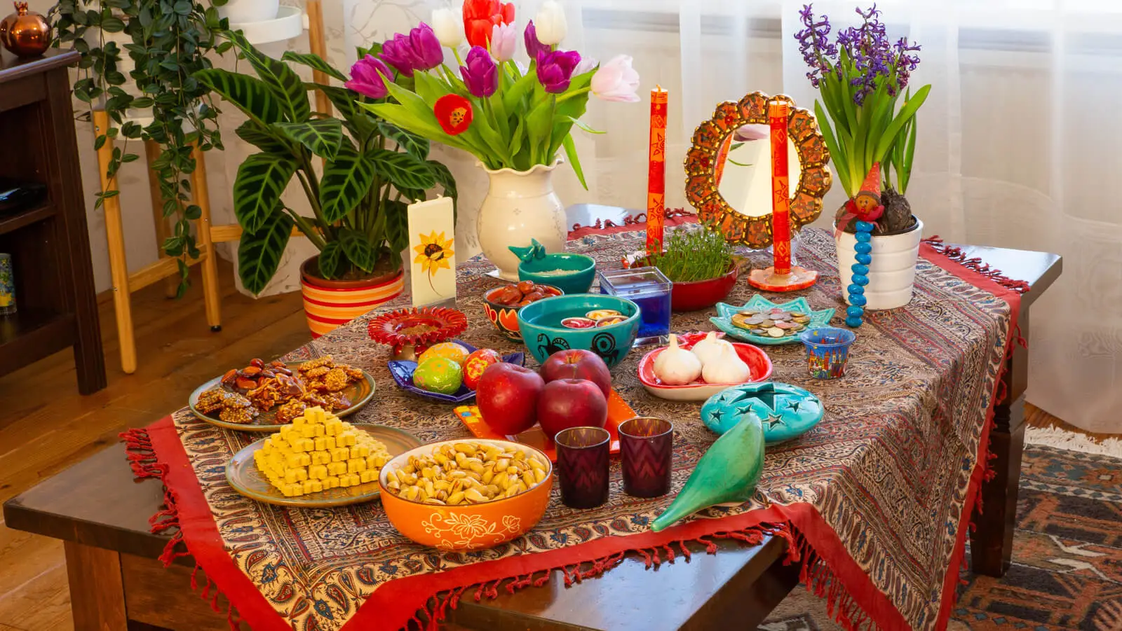 Haftsin Table in Persian Newy Year