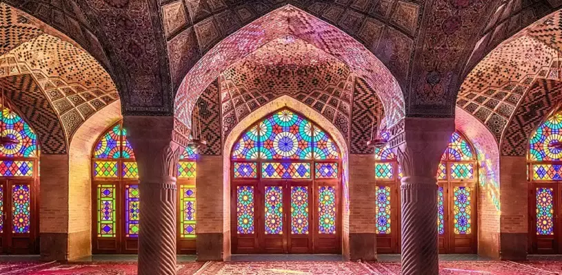 Pink-mosque-beautiful-mosques-in-Iran