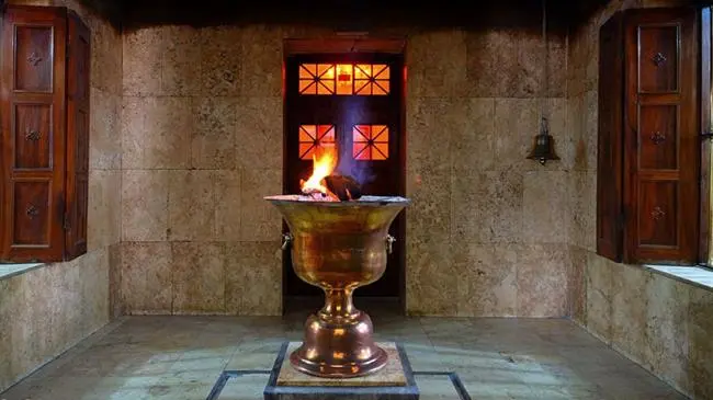 Zoroastrian fire temple Yazd- religions in Iran